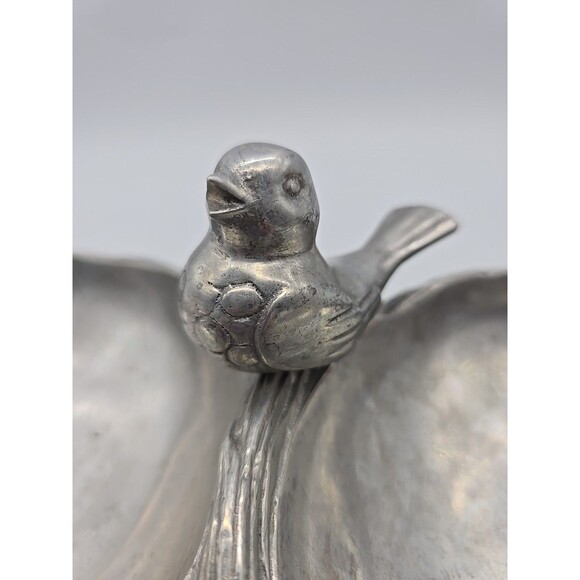 Mariposa Bird & Branch Metal Double Serving  Bowl Nests - Picture 11 of 11